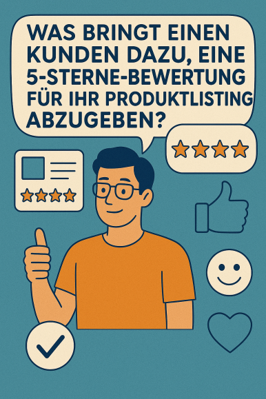 Was bringt einen Kunden dazu, eine 5-Sterne-Bewertung für Ihr Produktlisting abzugeben?